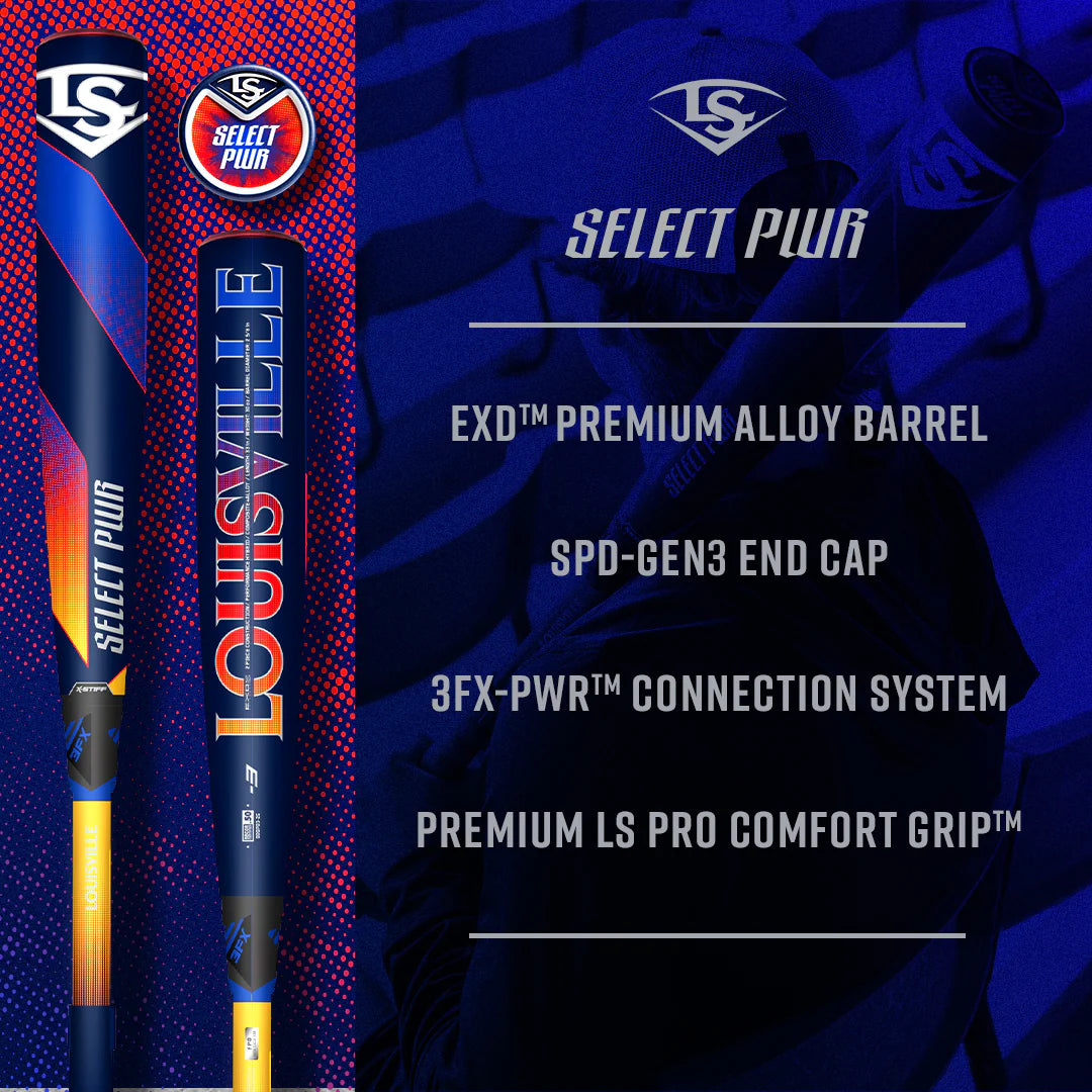 BÂTON DE BASEBALL SELECT PWR BBCOR (-3) 2025