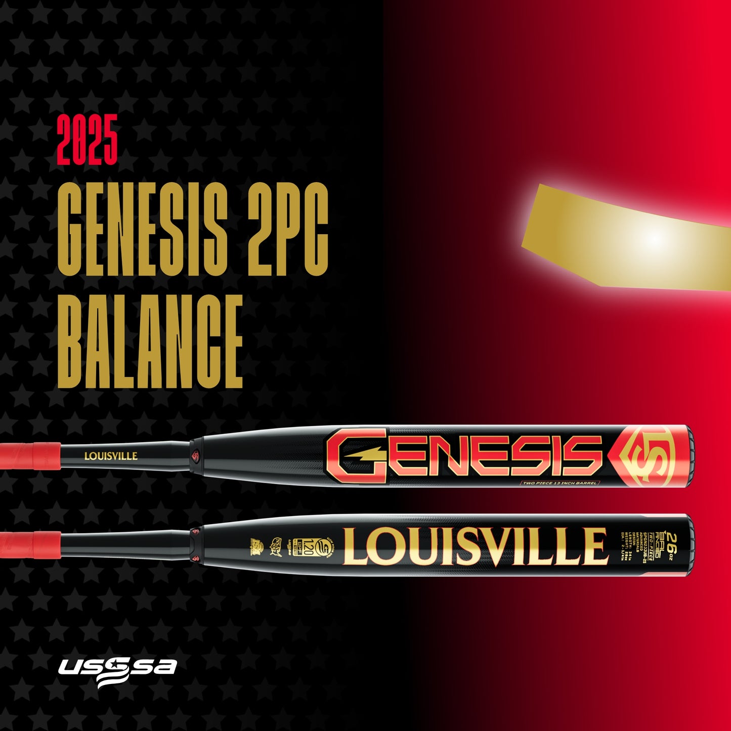 BÂTON DE SOFTBALL GENESIS 2PC BALANCE USSSA 2025