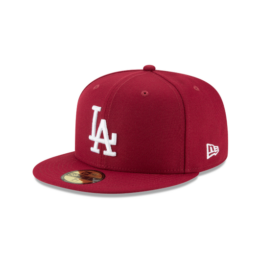 CASQUETTE 59FIFTY DODGERS BOURGOGNE