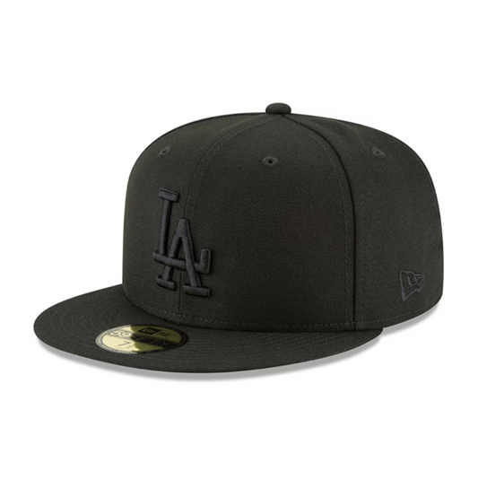 CASQUETTE 59FIFTY MLB BASIC NOIR/NOIR DODGERS