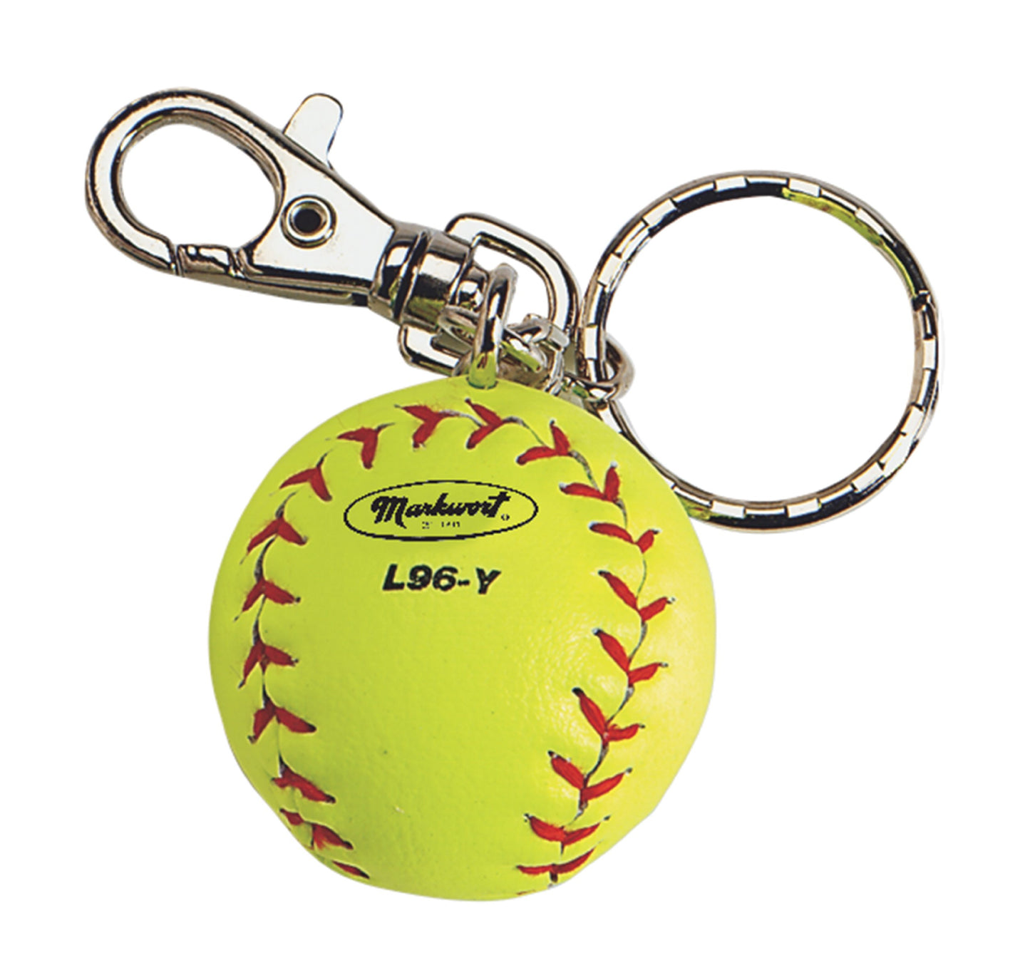 MLB BALL/BATON/GLOVE LOGO KEYCHAIN