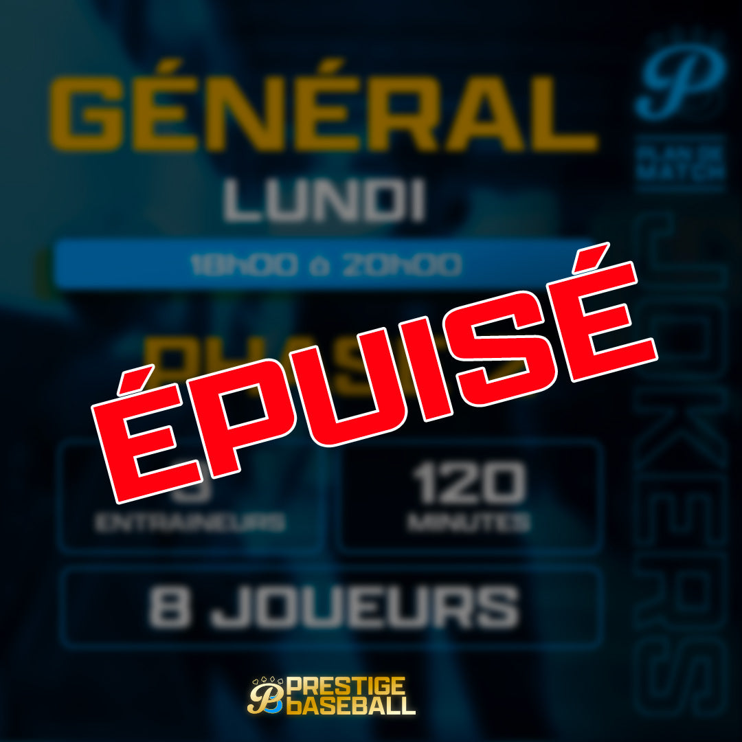 PHASE 2 : CLINIQUE JOKERS (GÉNÉRAL) - LUNDI 18H À 20H (120MIN)