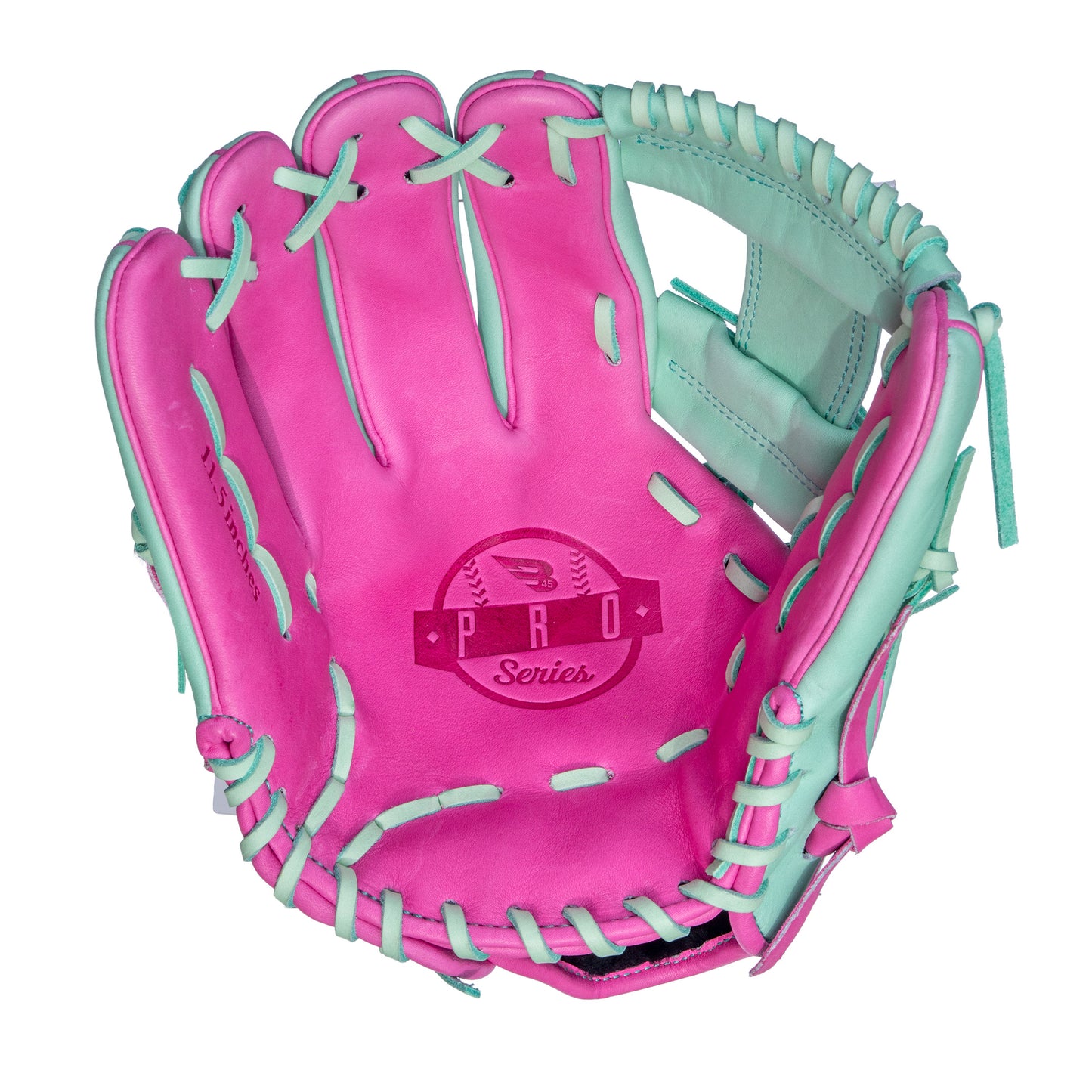 GANT DE BASEBALL B45 PRO SERIES 11.5 TURQUOISE/ROSE