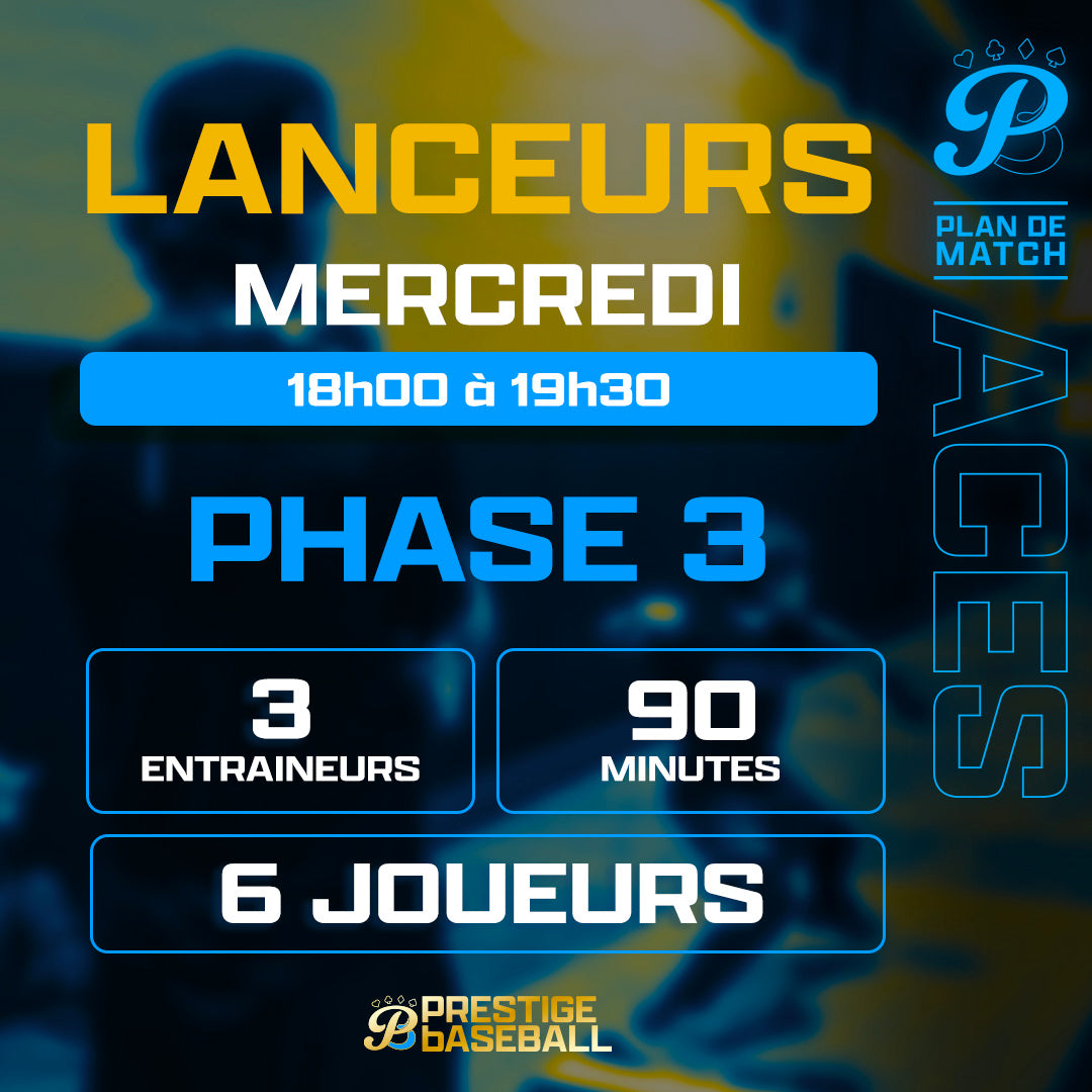 PHASE 3 : CLINIQUE ACES (LANCEURS) - MERCREDI 18H À 19H30 (90MIN)