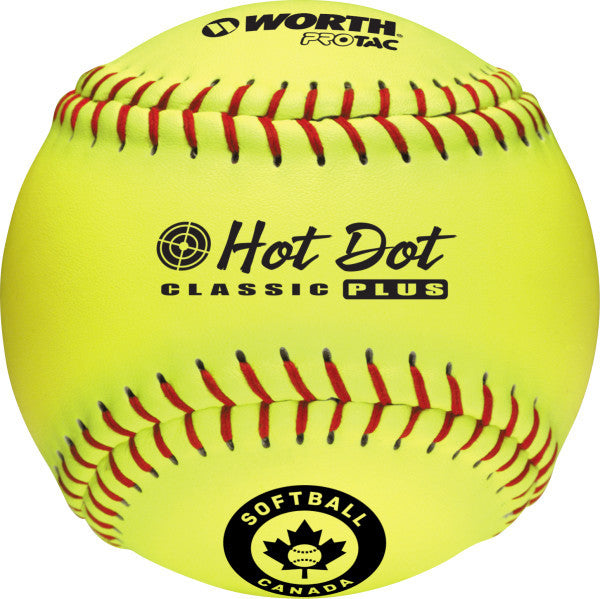 HOT DOT SPN11HDSY 11 INCH SOFTBALL BALL