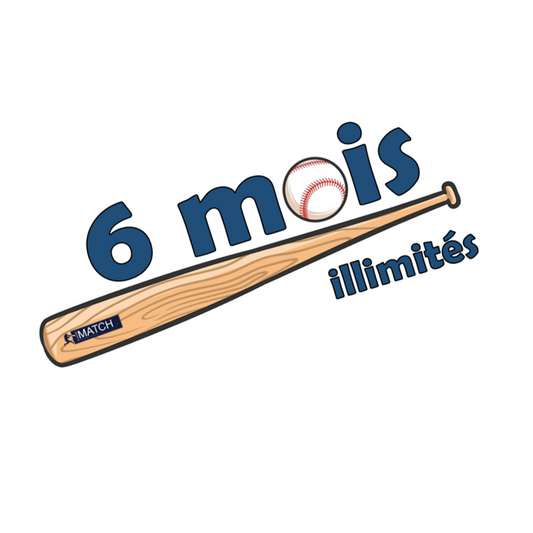FORFAIT 6 MOIS ILLIMITÉS (13U AA ET PLUS)