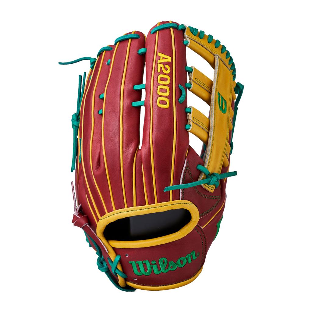 GANT DE SLOWPITCH A2000 BRICK RED/YELLOW GOLD 13" 2024