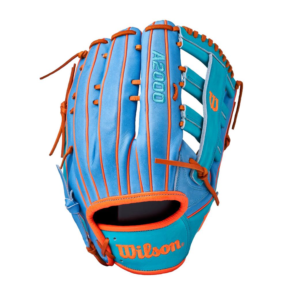 GANT DE SLOWPITCH A2000 SKY BLUE/TEAL GREEN 13" 2024