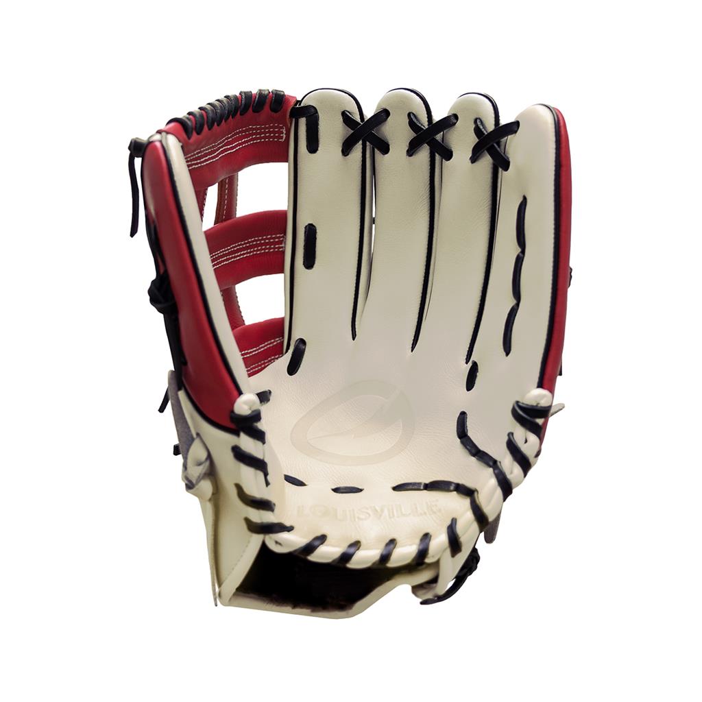 GANT DE SLOWPITCH GENESIS BLANC/ROUGE 13"