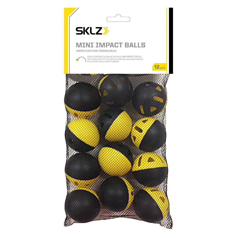 BALLES TROUÉES MINI IMPACT SKLZ (12X)