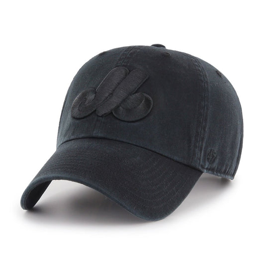 CASQUETTE CLEAN UP MLB EXPOS NOIR/NOIR