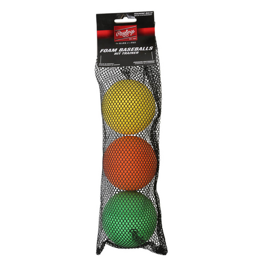 BALLES HIT TRAINER EN MOUSSE (3X)