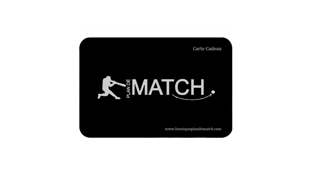 Carte-cadeau Plan de Match (boutique en ligne)