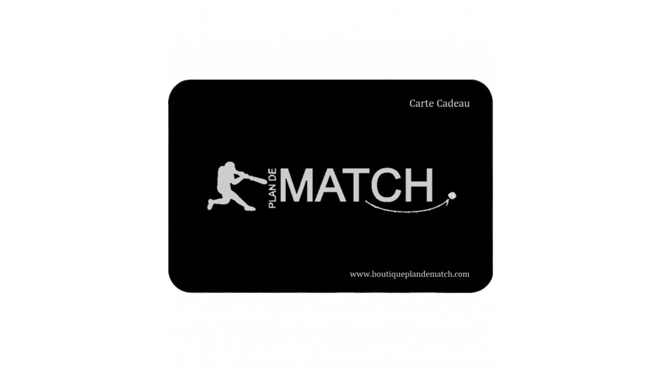 Carte-cadeau Plan de Match (physique)