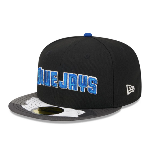 CASQUETTE 59FIFTY MLB  METALLIC CAMO BLUE JAYS