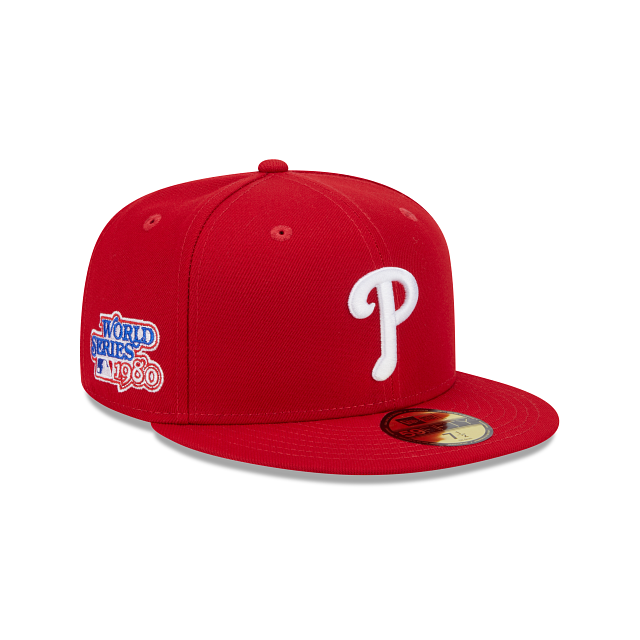 CASQUETTE 59FIFTY MLB PHILLIES WORLD SERIES 1980 ROUGE