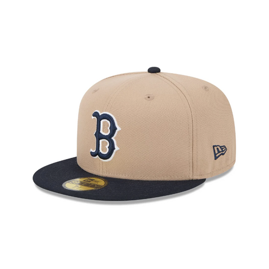 CASQUETTE 59FIFTY MLB CAMEL RED SOX