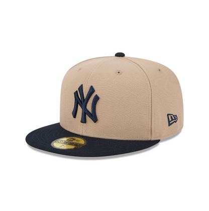 CASQUETTE 59FIFTY MLB CAMEL YANKEES