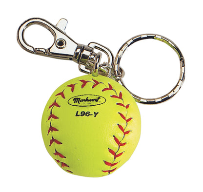 MLB BALL/BATON/GLOVE LOGO KEYCHAIN