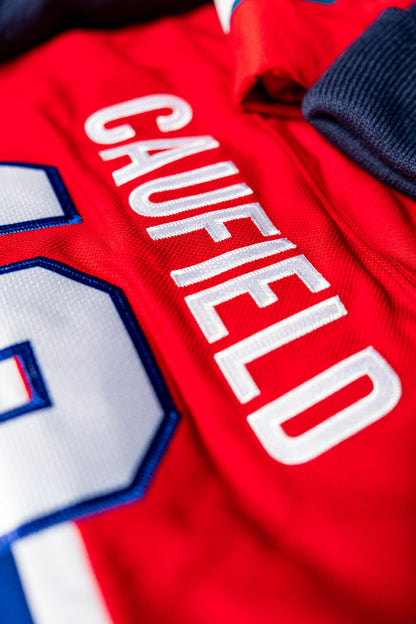 CHANDAIL OFFICIEL CANADIENS DE MONTRÉAL COLE CAUFIELD BRODÉS ENFANT