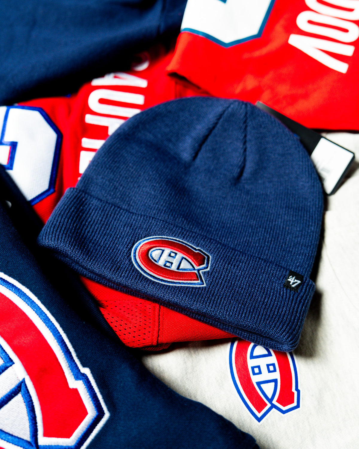 TUQUE 47 CANADIENS NHL NAVY