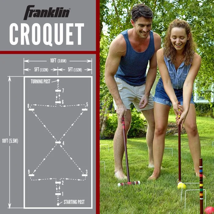 FAMILY CROQUET GAME 