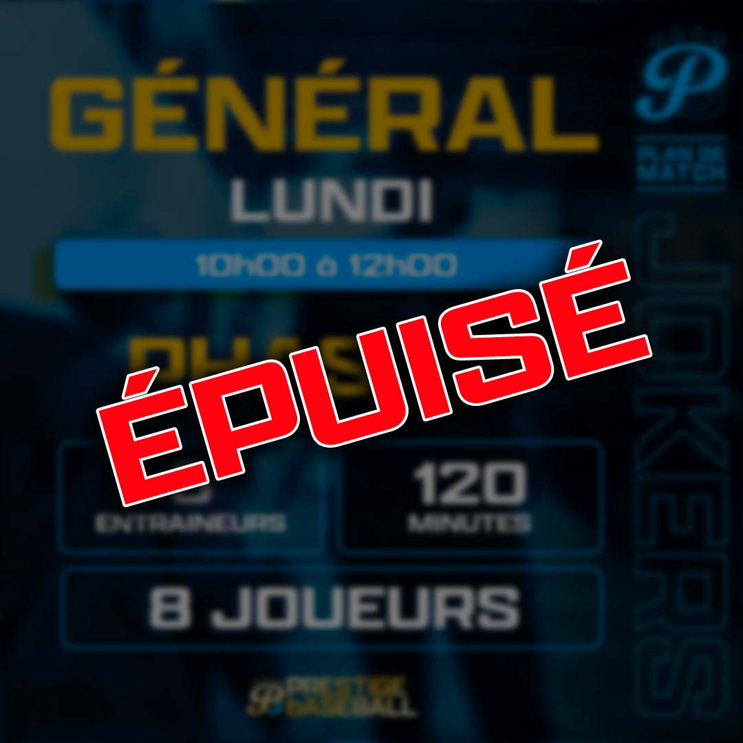 PHASE 4 : CLINIQUE JOKERS (GÉNÉRAL) - LUNDI 18H À 20H (120MIN)