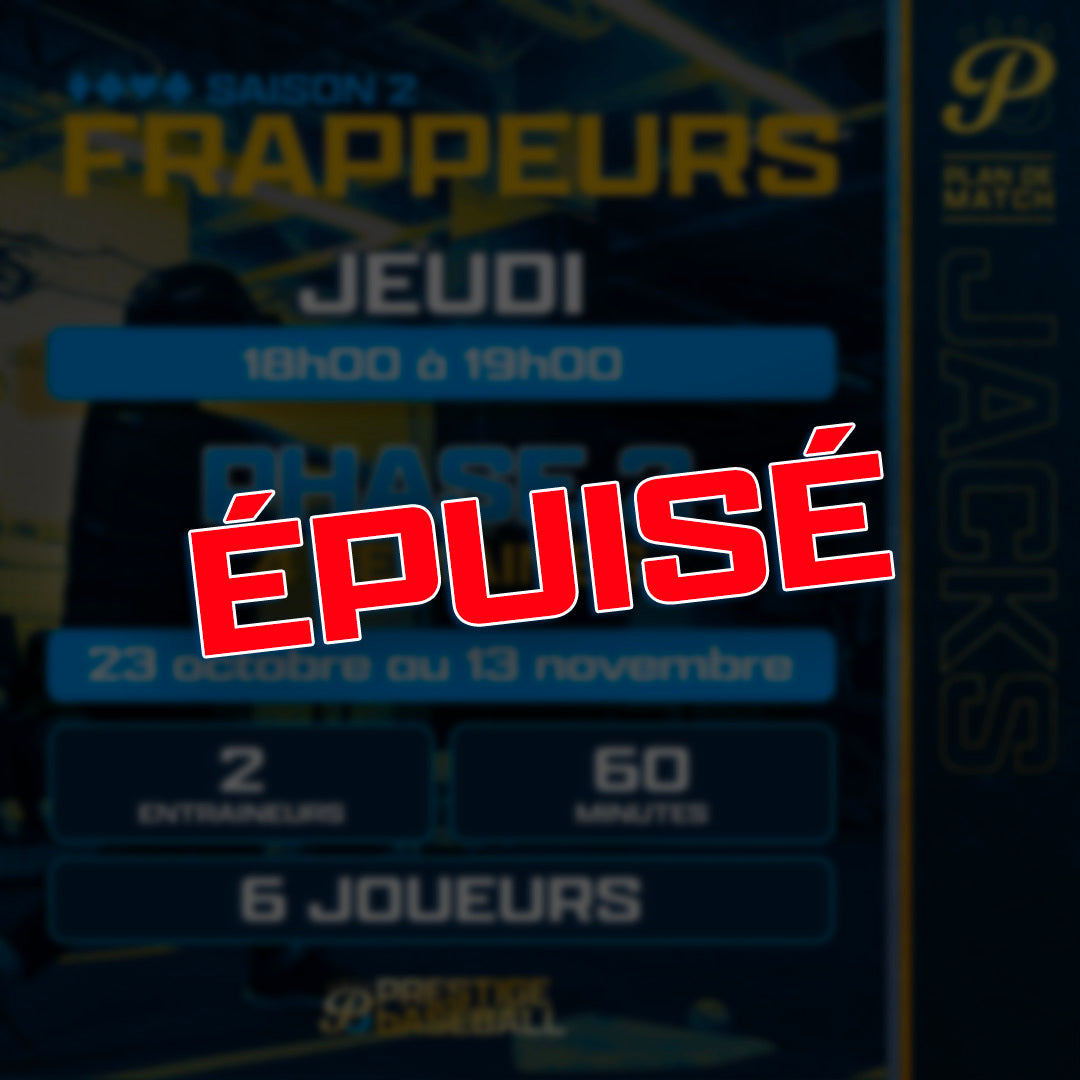 PHASE 2 : CLINIQUE JACKS (FRAPPEURS) - JEUDI - 60MIN