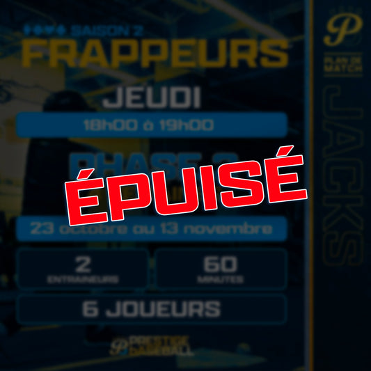 PHASE 2 : CLINIQUE JACKS (FRAPPEURS) - JEUDI - 60MIN