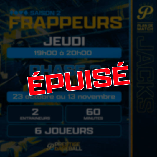 PHASE 2 : CLINIQUE JACKS (FRAPPEUR) - JEUDI - 60MIN