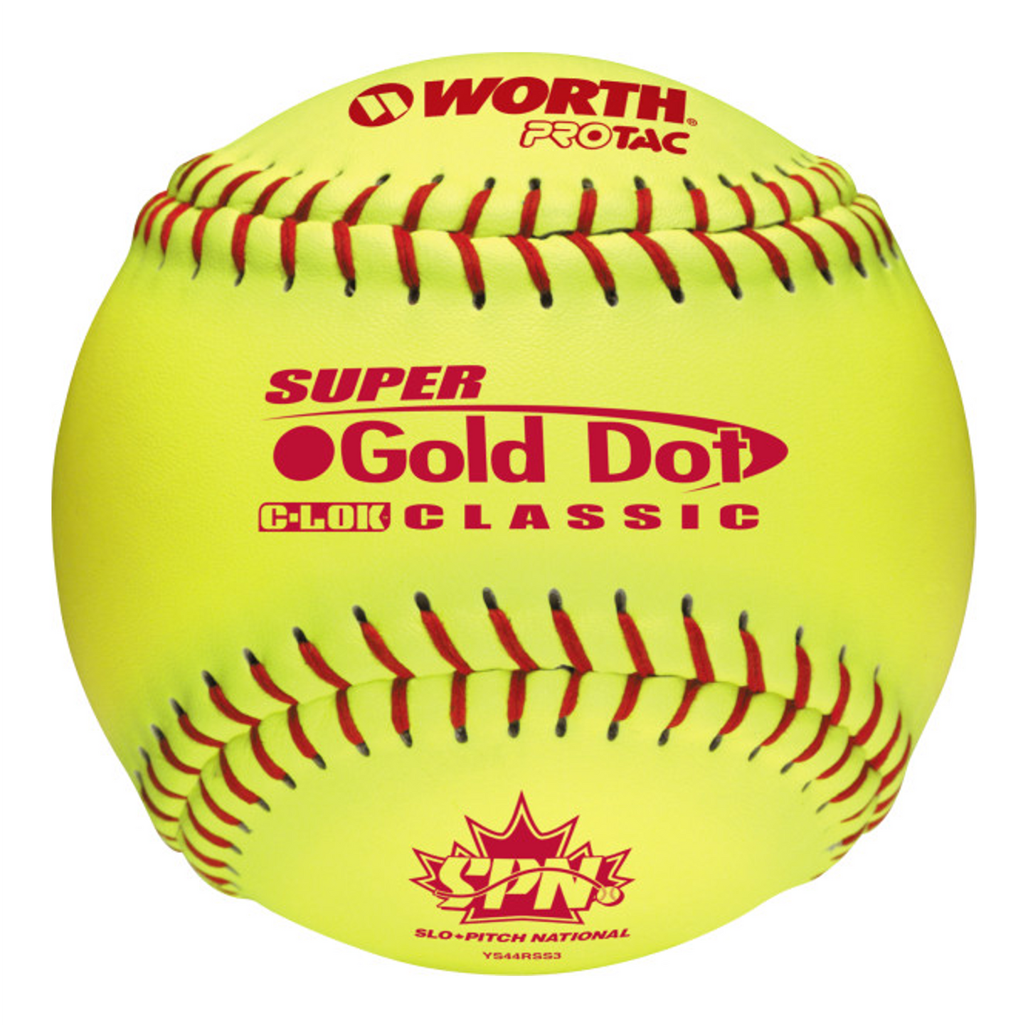 BALLE DE SOFTBALL GOLD DOT YS44RSS3 12"