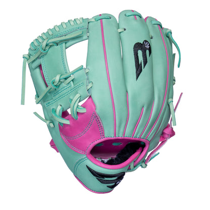 GANT DE BASEBALL B45 PRO SERIES 11.5 TURQUOISE/ROSE