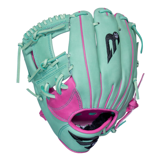 GANT DE BASEBALL B45 PRO SERIES 11.5 TURQUOISE/ROSE