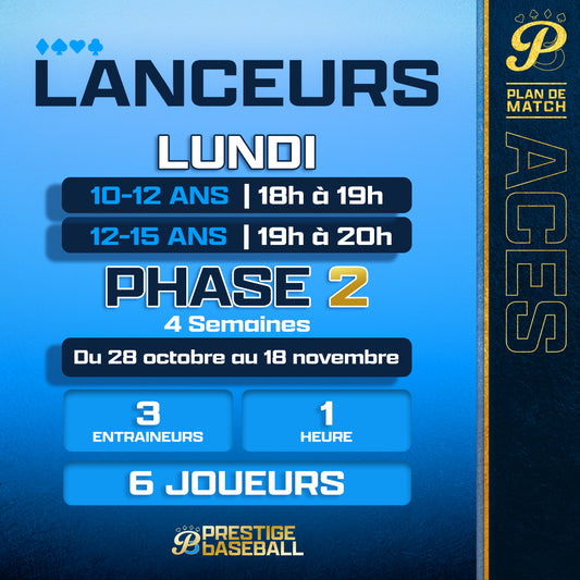 CLINIQUE ACES P2 - LANCEURS - LUNDI - 4 SEMAINES