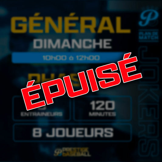 PHASE 4 : CLINIQUE JOKERS (GÉNÉRAL) - DIMANCHE 10H À 12H (120MIN)