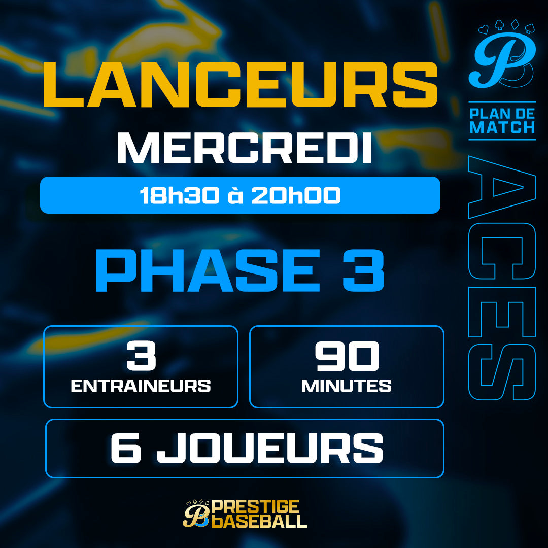 PHASE 3 : CLINIQUE ACES (LANCEURS) - MERCREDI 18H30 À 20H (90MIN)
