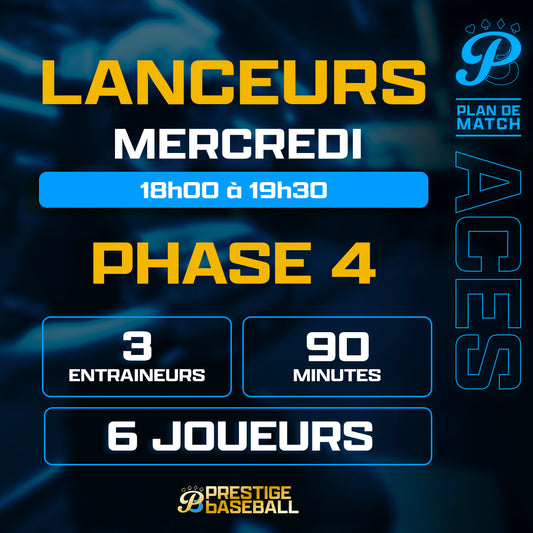 PHASE 4 : CLINIQUE ACES (LANCEURS) - MERCREDI 18H À 19H30 (90MIN)