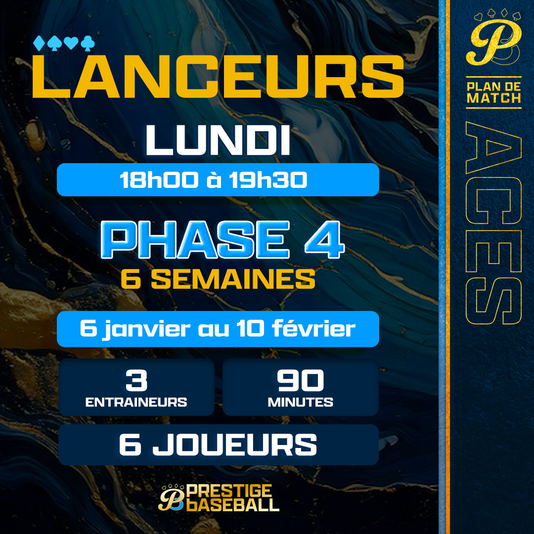 PHASE 4: CLINIQUE ACES (LANCEURS) - LUNDI X6 SEMAINES