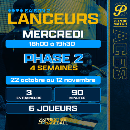 PHASE 2 : CLINIQUE ACES (LANCEURS) - MERCREDI - 90MIN
