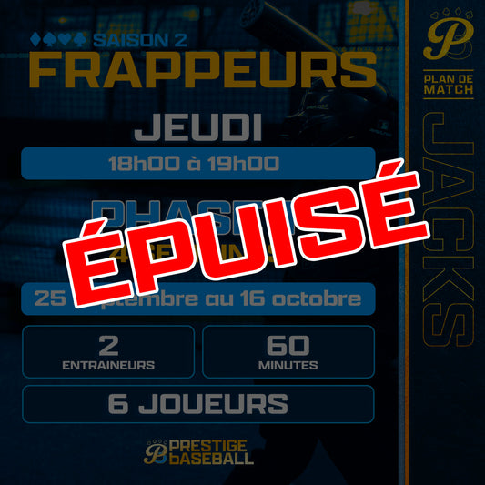 PHASE 1 : CLINIQUE JACKS (FRAPPEURS) - JEUDI - 60MIN