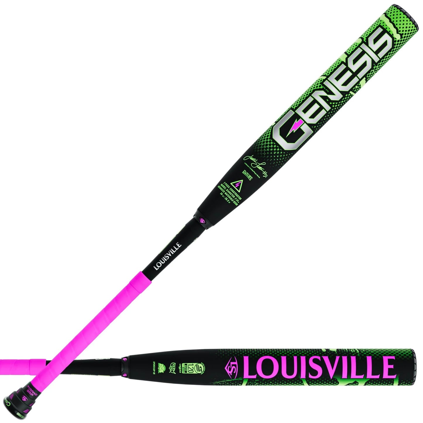 BÂTON DE SOFTBALL GENESIS JUSTIN LUTHERAN 2PC POWERLOAD USSSA 2026