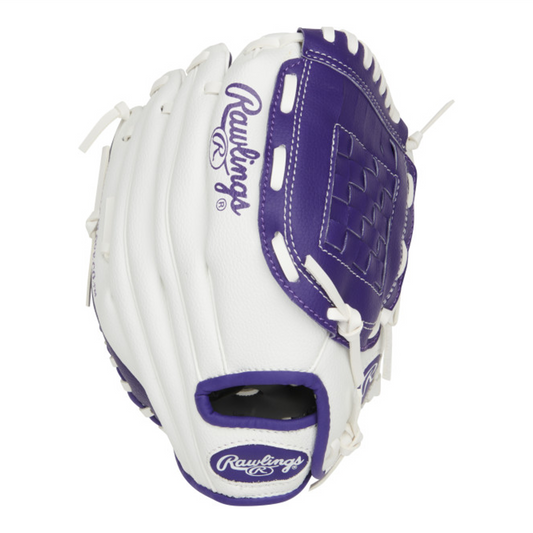 GANT DE BASEBALL PLAYERS SERIES BLANC/MAUVE 10"