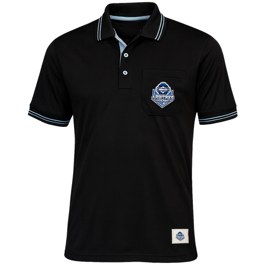 POLO ARBITRE BASEBALL QUÉBEC NOIR