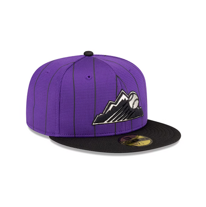 CASQUETTE 59FIFTY MLB BATTING PRACTICE 2024 ROCKIES