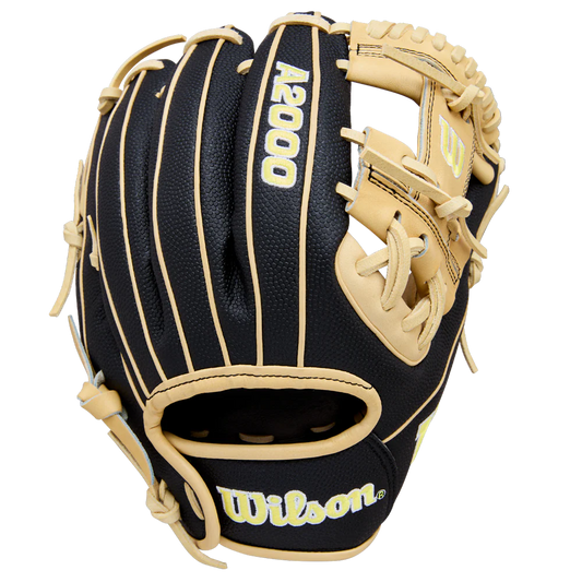 GANT DE BASEBALL A2000 DP15SS CLASSIC NOIR/BLOND 11.5"