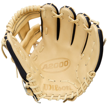 GANT DE BASEBALL A2000 DP15SS CLASSIC NOIR/BLOND 11.5"