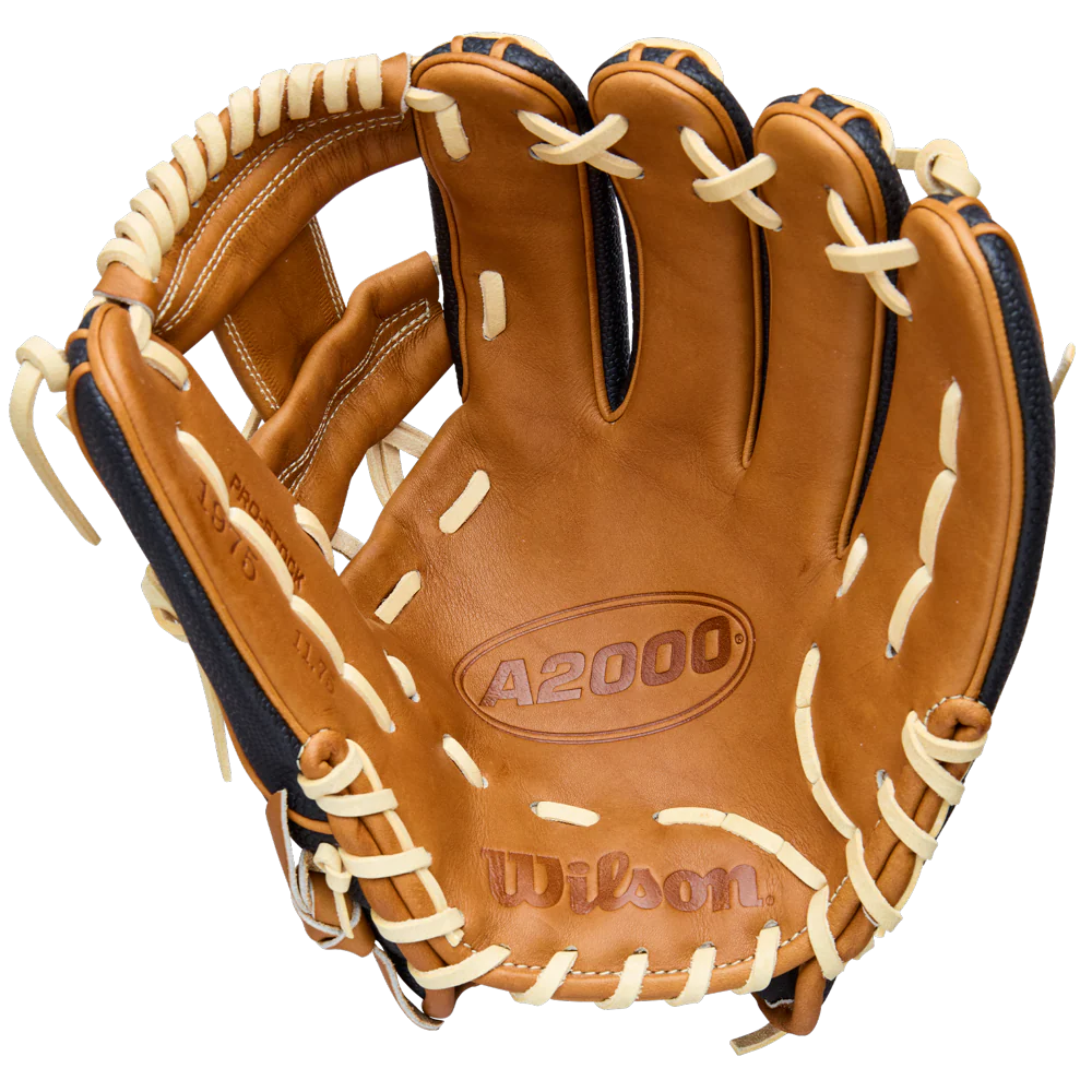 GANT DE BASEBALL A2000 1975SS CLASSIC NOIR/BLOND 11.75"
