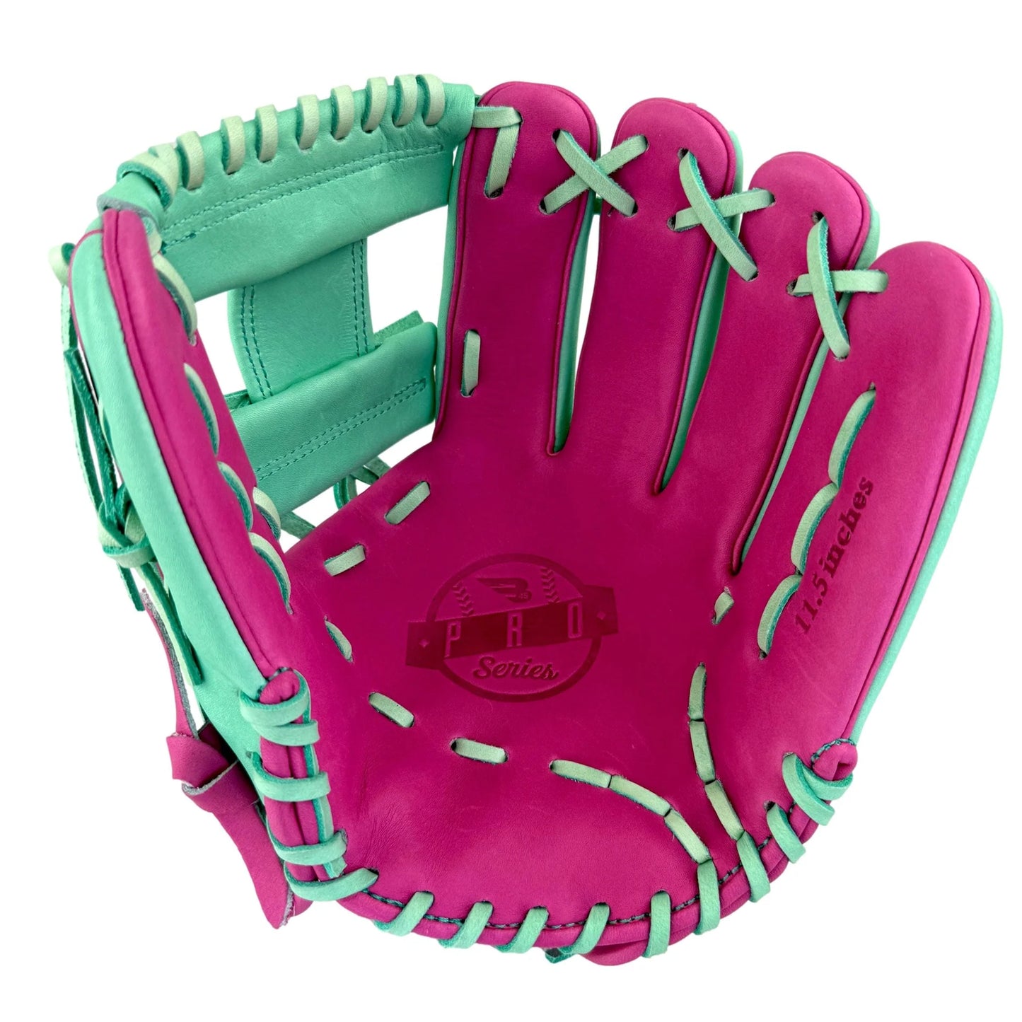 GANT DE BASEBALL B45 PRO SERIES 11.5 TURQUOISE/ROSE