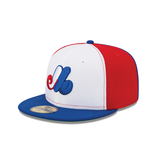 CASQUETTE 59FIFTY MONTREAL EXPOS TRICOLORE