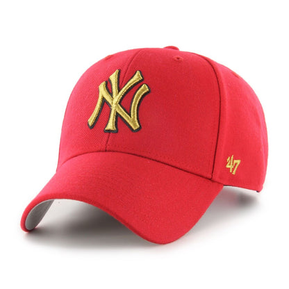 CASQUETTE MVP MLB YANKEES ROUGE/OR